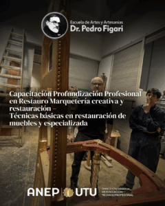 Capacitación Profundización Profesional en Restauro Marquetería creativa y restauración – Técnicas básicas en restauración de muebles y especializada