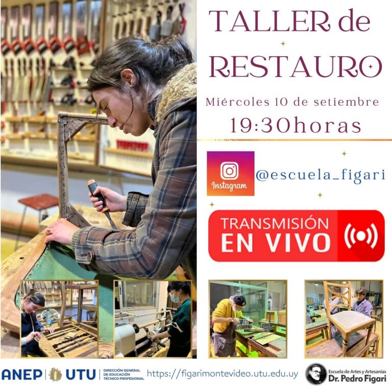 Lee más sobre el artículo Transmisión en vivo desde el Taller de Restauración