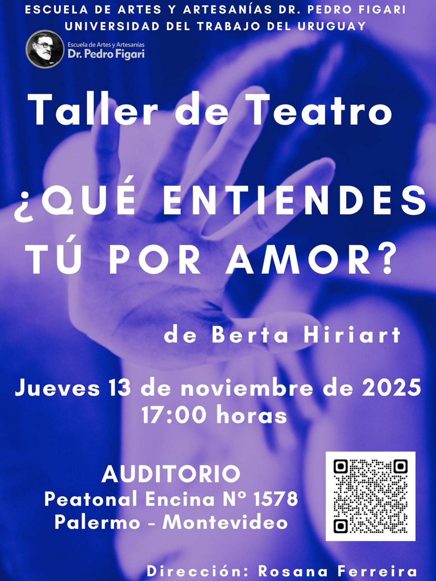 En este momento estás viendo  Taller de Teatro – “¿Qué entiendes tú por amor?” de Berta Hiriart