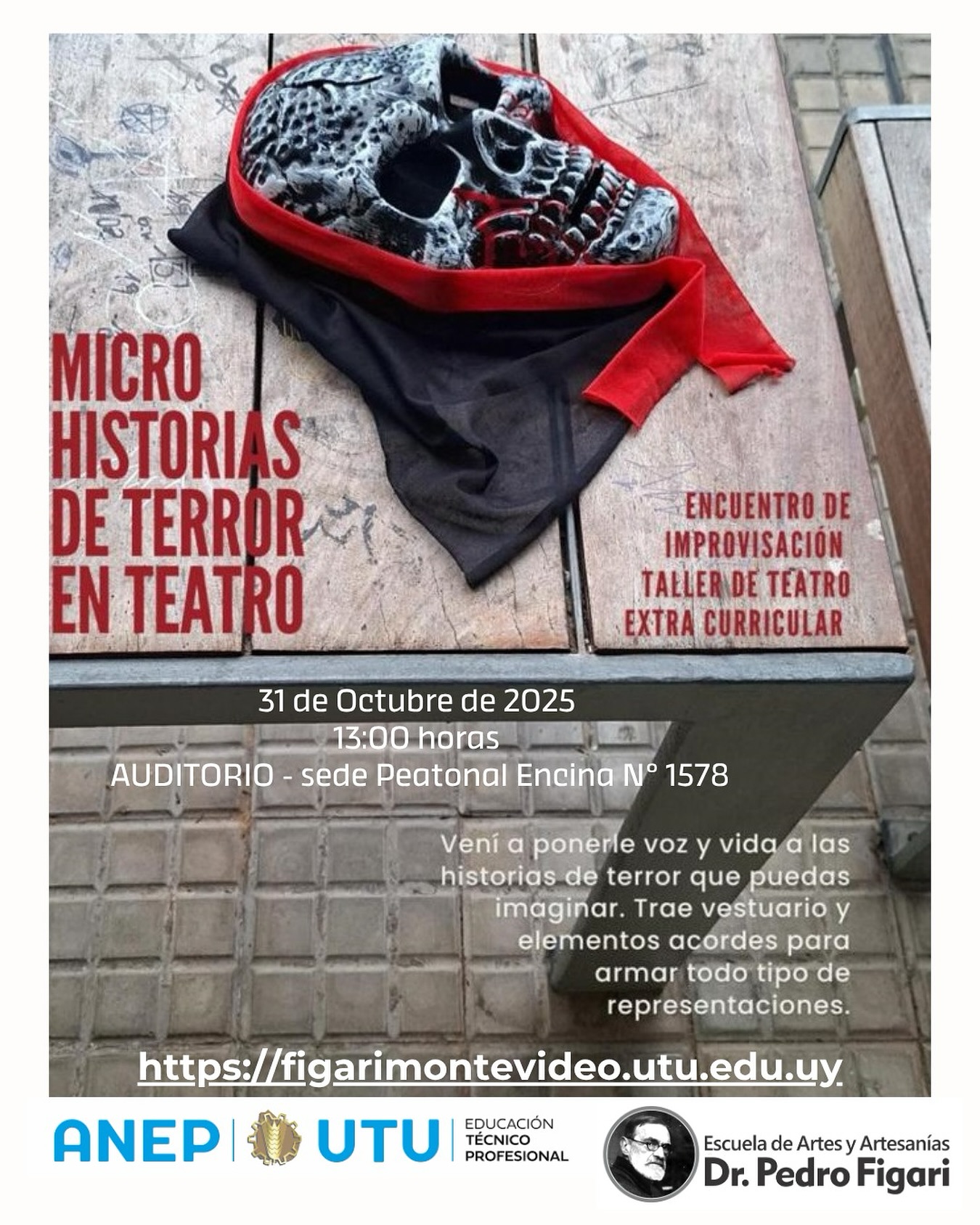 En este momento estás viendo  Micro Historias de Terror en Teatro FIGARI