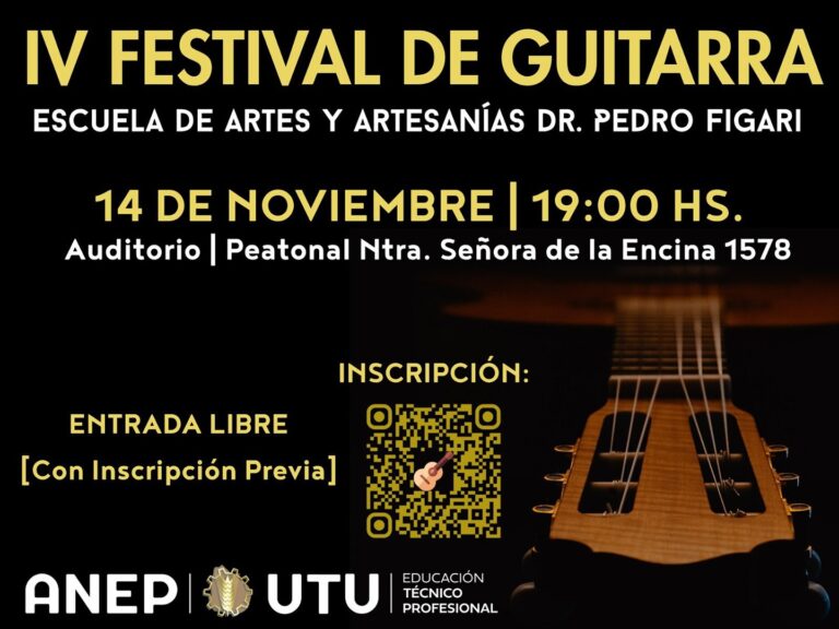Lee más sobre el artículo 🎶 IV FESTIVAL DE GUITARRA – FIGARI 🎶
