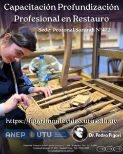 Capacitación Profundización Profesional en Restauro Marquetería creativa y restauración – Técnicas básicas en restauración de muebles y especializada.