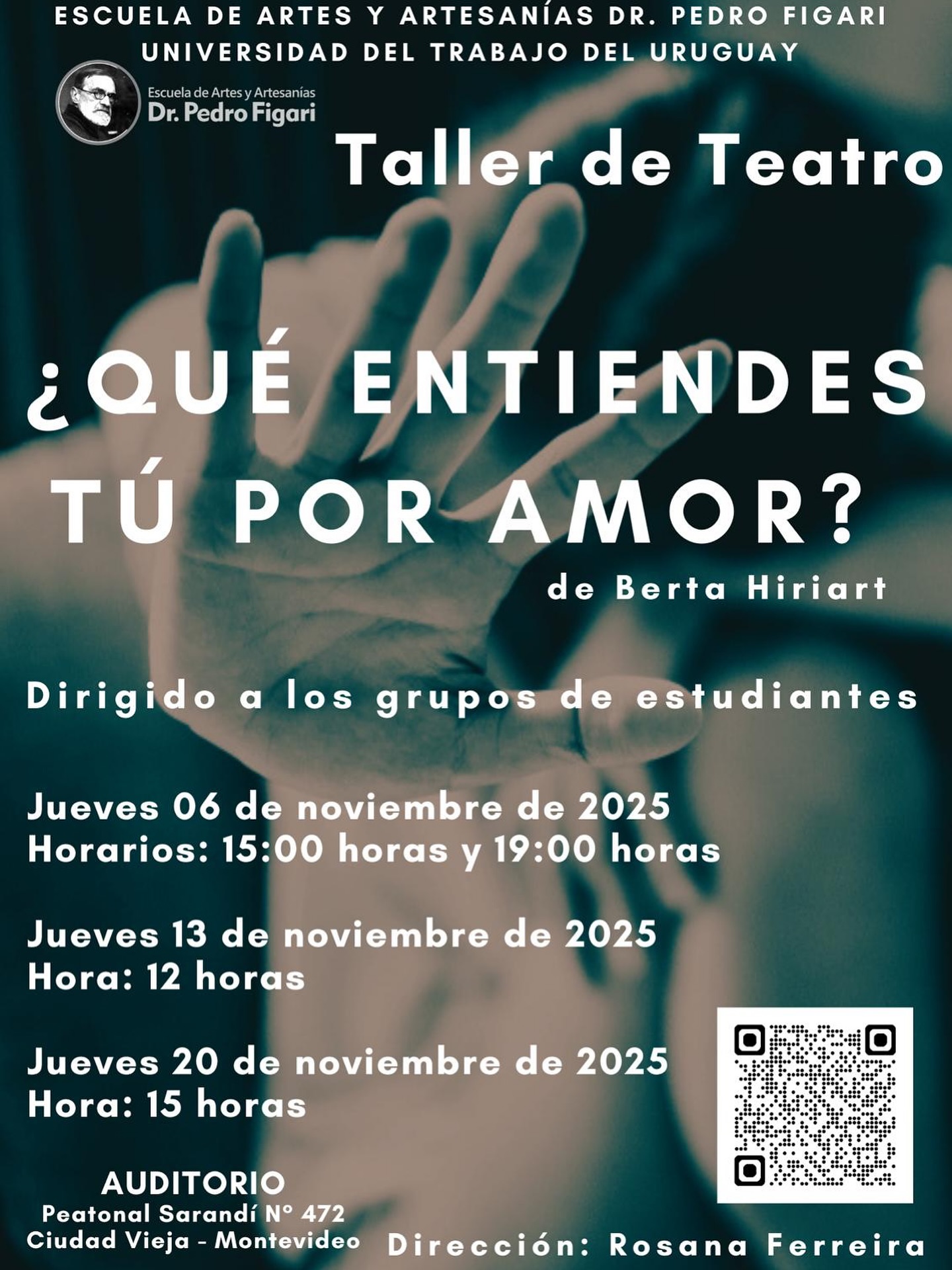 En este momento estás viendo Taller de Teatro – “¿Qué entiendes tú por amor?de Berta Hiriart