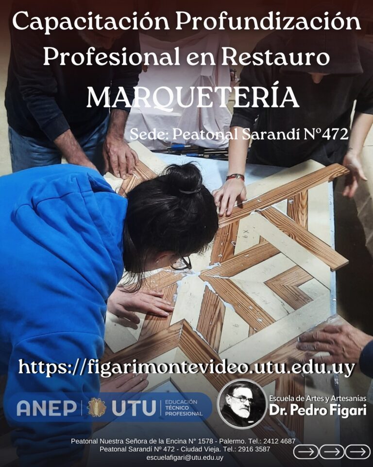 ✨ ¿Por qué estudiar Marquetería en FIGARI? ✨