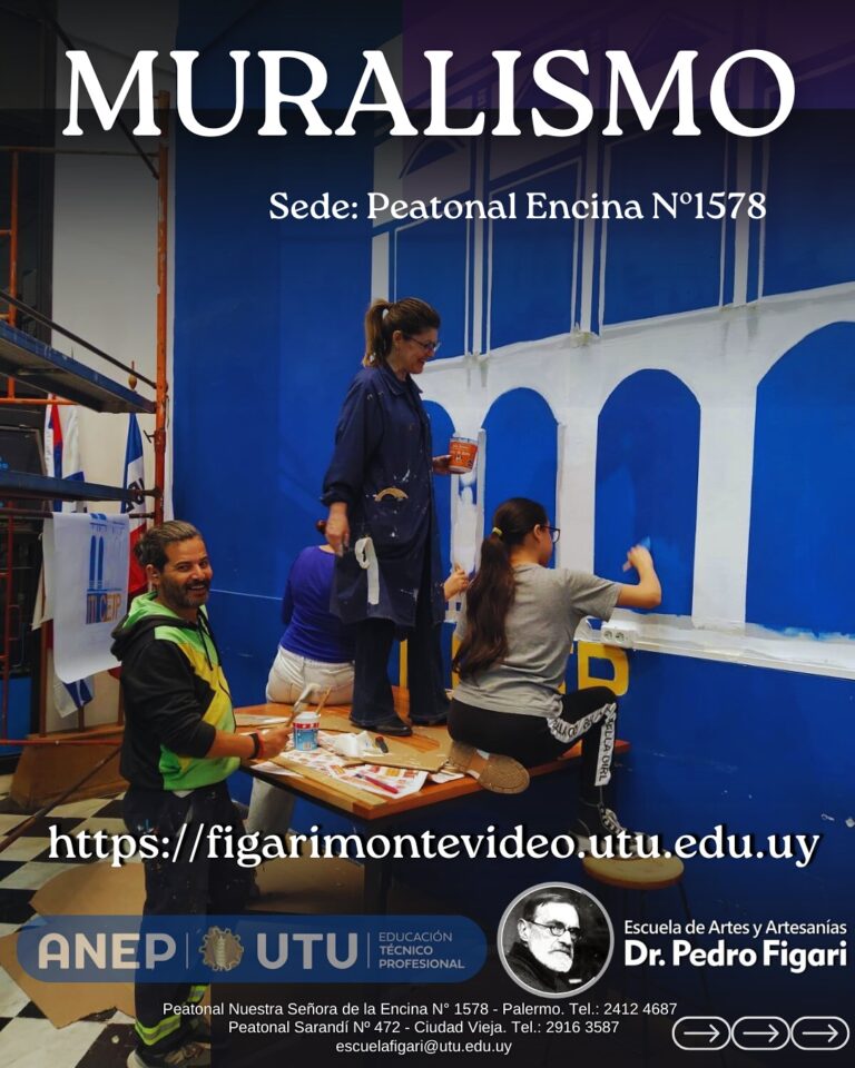 Muralismo en acción: dos murales para el ITI–UTU