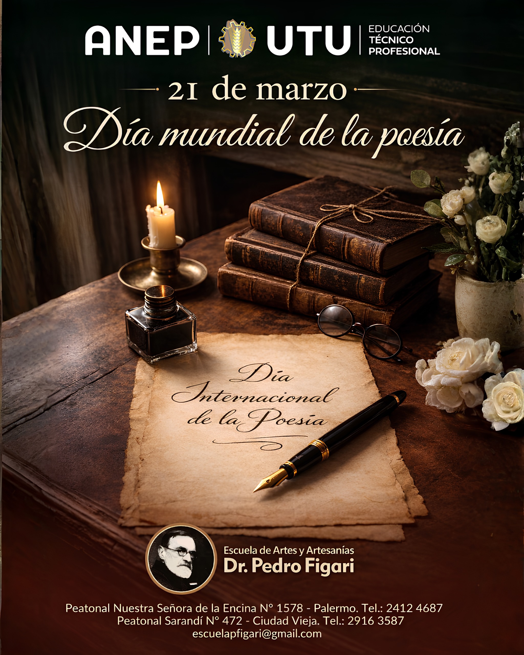 En este momento estás viendo 📜✨ 21 de marzo: Día Internacional de la Poesía 🌸🖊️