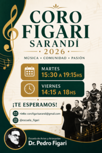 🎶✨ ¡Sumate al Coro Figari Sarandí 2026! ✨🎶