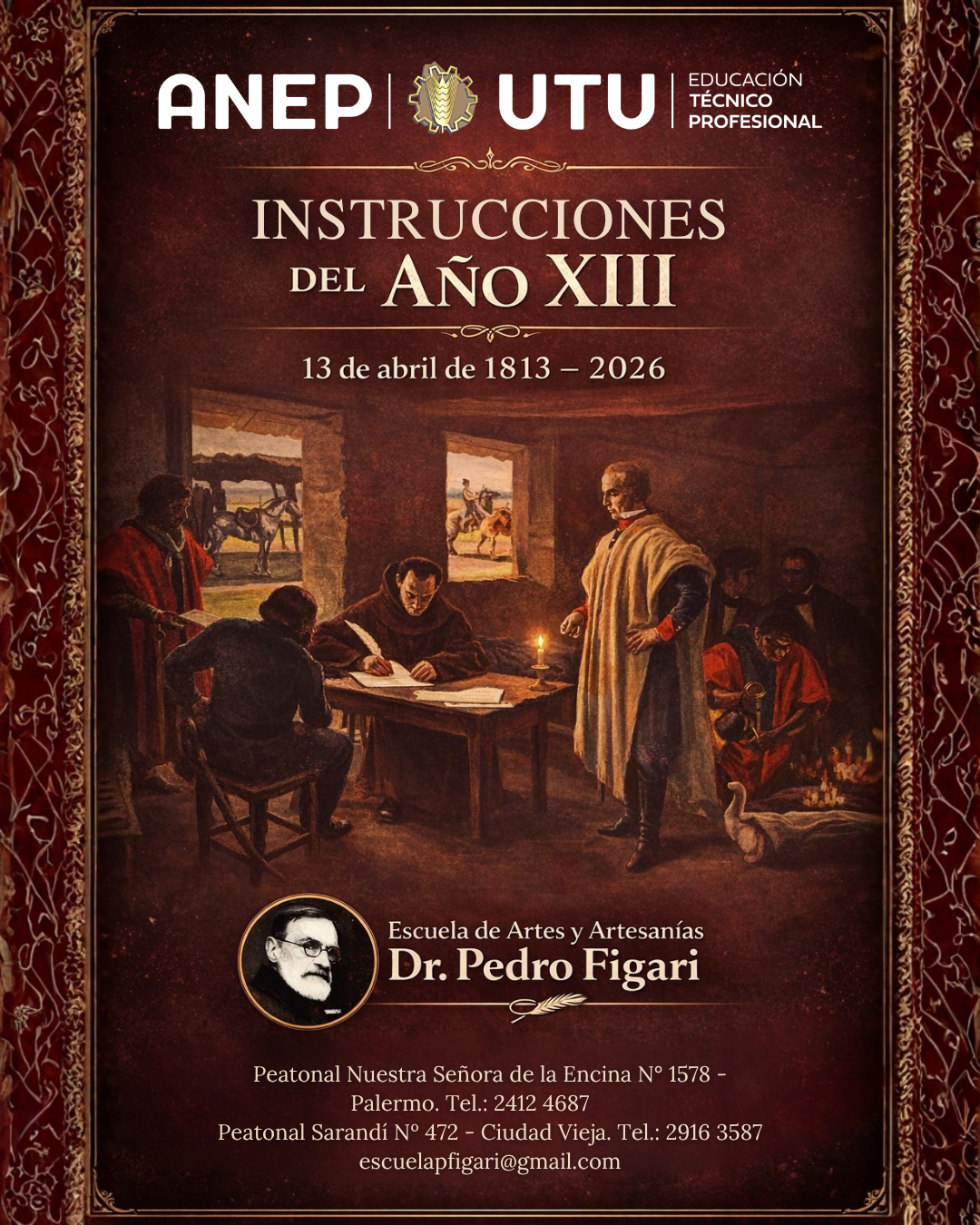 En este momento estás viendo 213 años de las Instrucciones del Año XIII