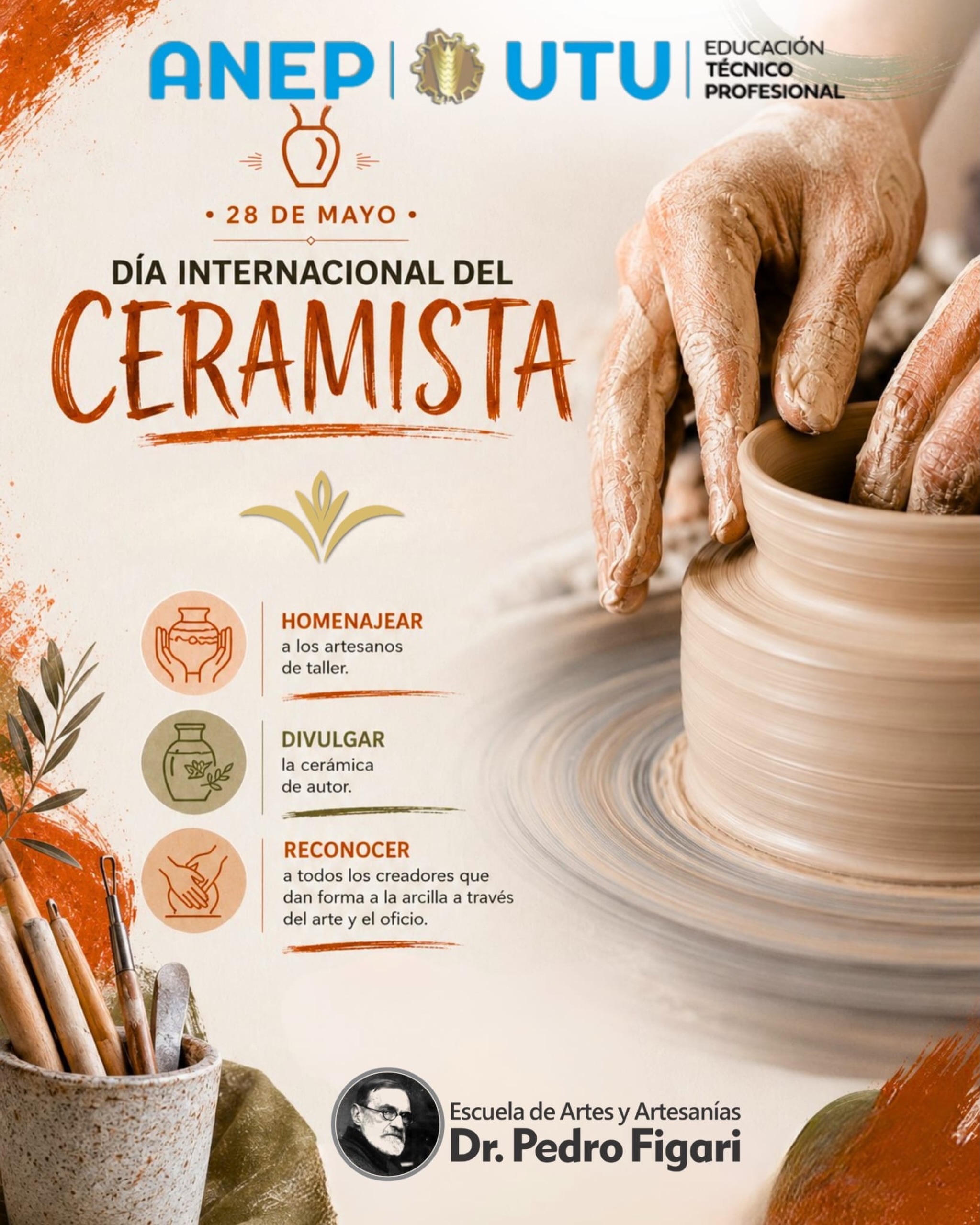 En este momento estás viendo  28 de mayo | Día Internacional del Ceramista 