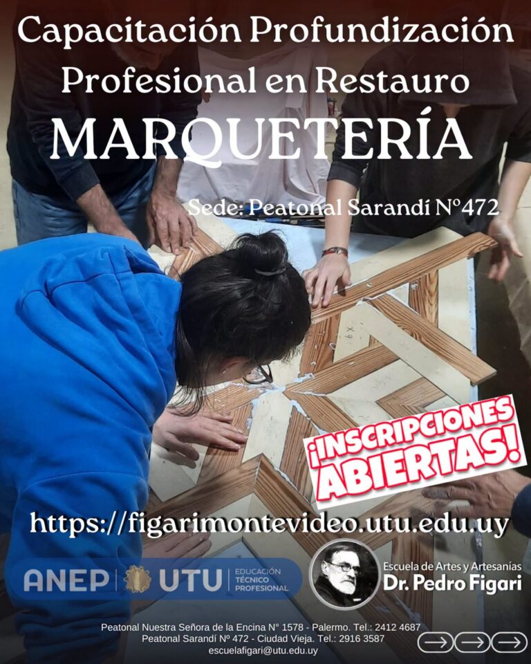  ¡Inscripciones abiertas! ¿Te apasionan el arte, el patrimonio y el trabajo artesanal de precisión?