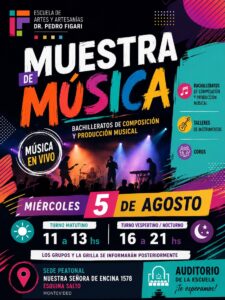  ¡La música toma el escenario en la Escuela de Artes y Artesanías Dr. Pedro Figari! 