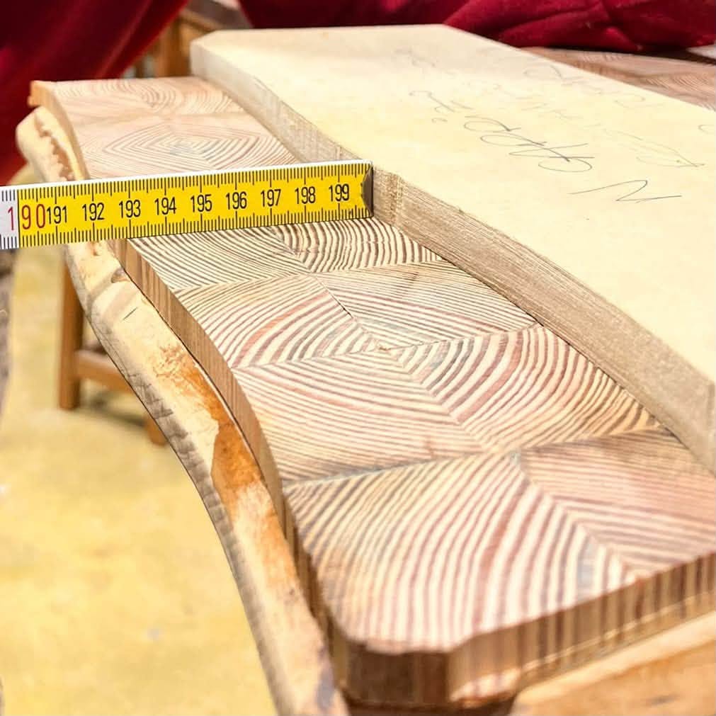 Trabajo de estudiantes de Restauro – Marquetería 1