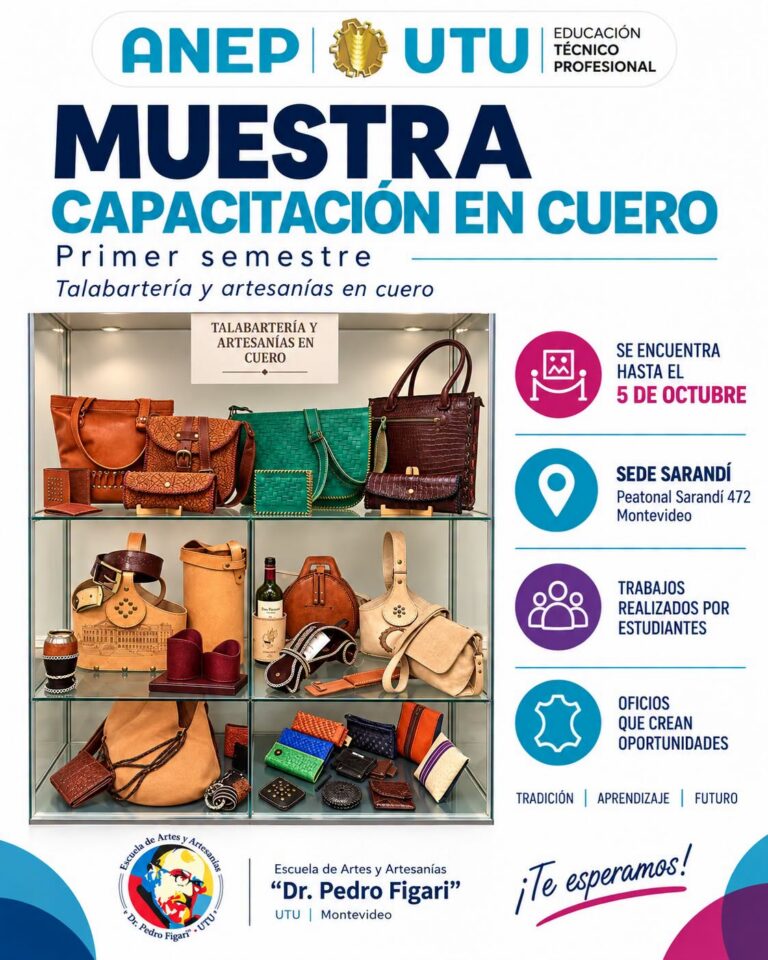 Lee más sobre el artículo CAPACITACIÓN Pequeños y Medianos Objetos en Cuero TRABAJO, APRENDIZAJE Y CREACIÓN