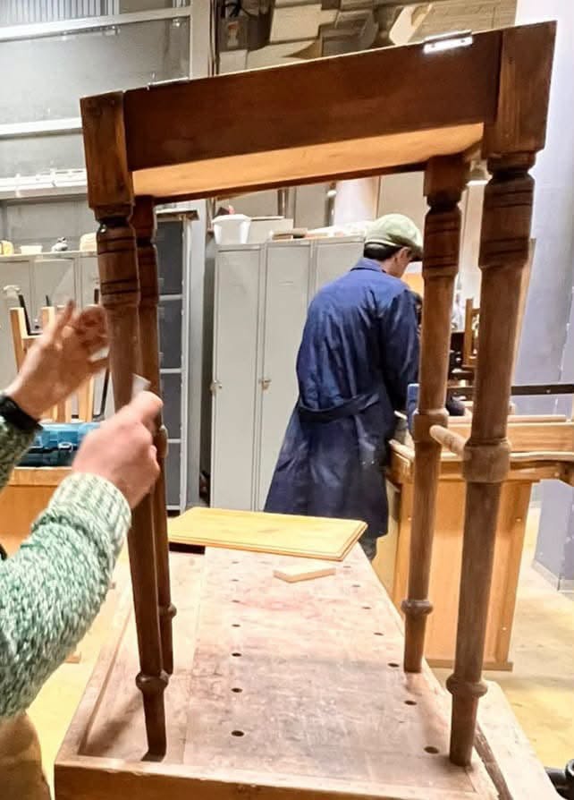 Trabajo de estudiantes de Restauro – Marquetería 15