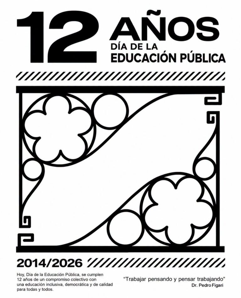 DÍA DE LA EDUCACIÓN PÚBLICA | 12 AÑOS DE NUESTRA SEDE ENCINA.