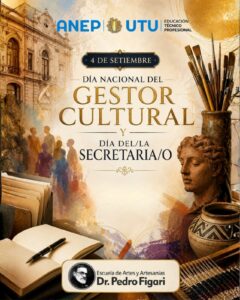 🎨📋 4 de Setiembre | Día Nacional del Gestor Cultural y Día del/la Secretaria/o ✨