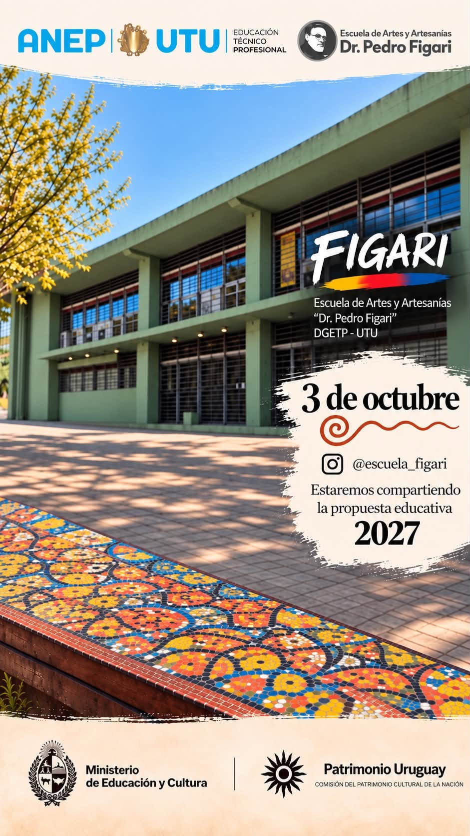 Día del Patrimonio 2026 en la Escuela Figari