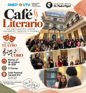 ☕📚 ¡CAFÉ LITERARIO EN FIGARI! 🎭🎶